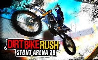 Dirt Bike Rush: Stunt Arena 3D captura de pantalla 1