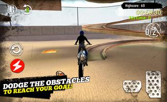 Dirt Bike Rush: Stunt Arena 3D captura de pantalla 2