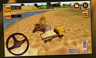 Excavator Simulator River Sand ảnh chụp màn hình 2