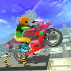 Rooftop Bmx City Bike Rider icône