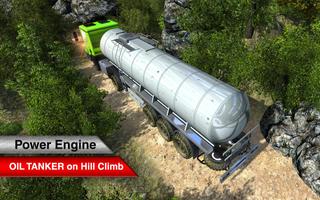 Oil Tanker Fuel Transporter Truck Sim : hill Climb poster