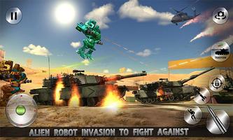 Tank Transformation Futuristic Robot Wars capture d'écran 3