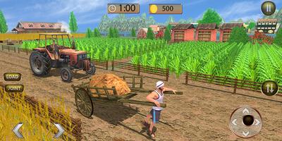 Real Tractor Farming Harvester Game 2017 ảnh chụp màn hình 3