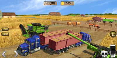 Real Tractor Farming Harvester Game 2017-poster