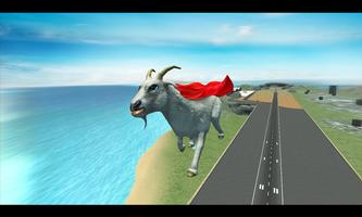 Flying goat rampage go Poster