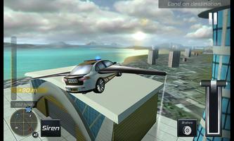 flying police car simulator 3D syot layar 1