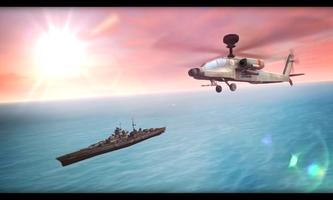 برنامه‌نما Gunship Airstrike Battle 3D عکس از صفحه