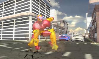Flying Superhero Robot City Rescue Mission poster