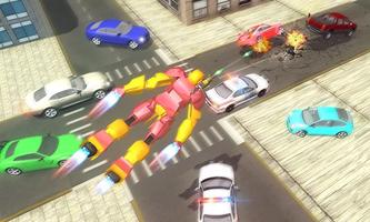 Flying Superhero Robot City Rescue Mission screenshot 1