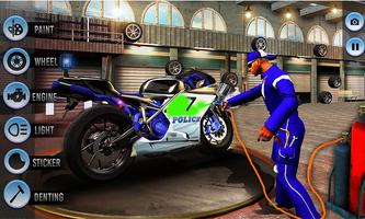 Police Moto Mechanic Workshop screenshot 3
