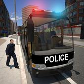 경찰 버스 드라이버 : 교도소 의무 아이콘