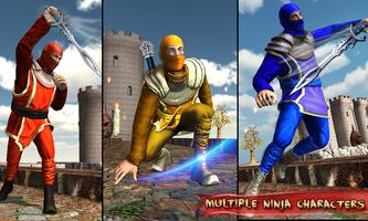 Ninja Temple Escape 3D Mission Ekran Görüntüsü 2