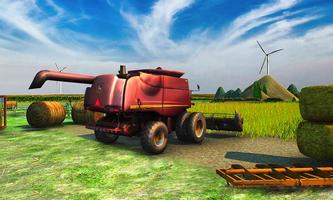 Indian Tractor Farming Simulator Game : Harvester Affiche
