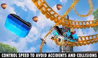 Roller Coaster Crazy Sky Tour screenshot 2