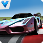 Super Furious Car 3D racing icône