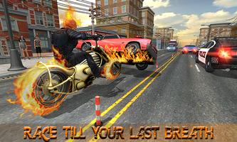 Scary Ghost Ride 3D Bike Racing screenshot 2