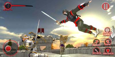 Shadow Ninja Superhero Warrior City Battle Affiche