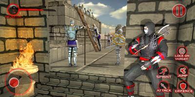 1 Schermata Shadow Ninja Superhero Warrior City Battle