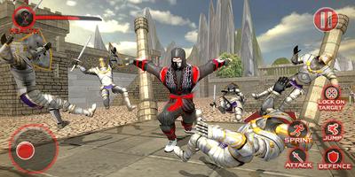 Shadow Ninja Superhero Warrior City Battle capture d'écran 2