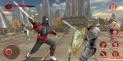 3 Schermata Shadow Ninja Superhero Warrior City Battle