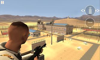 Sniper Duty: Prison cour Affiche