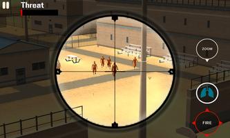 Sniper Duty: Prison cour capture d'écran 1
