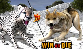 Snow Leopard Survival Sim Affiche