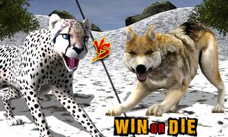 Wild Snow Leopard Survival Sim poster
