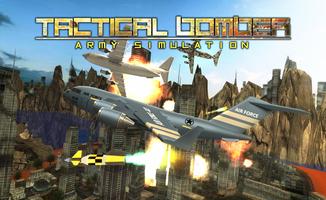 Tactical bomber Army Sim 3D poster