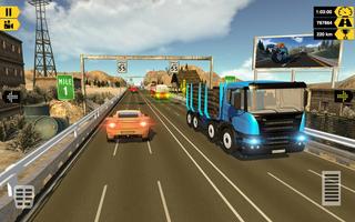 Traffic Truck Racer скриншот 1