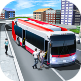 City Tourist Bus Transporter Driving Simulator 3D icône