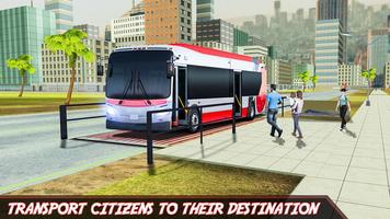 City Tourist Bus Transporter Driving Simulator 3D 포스터