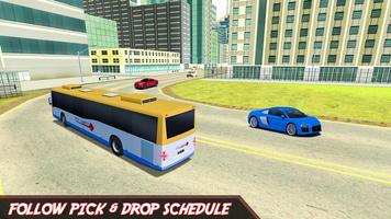 City Tourist Bus Transporter Driving Simulator 3D 스크린샷 1
