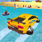 Water Surfer Luxury Car: Beach Driver 3D icône