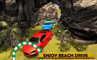 Water Surfer Luxury Car: Beach Driver 3D capture d'écran 1