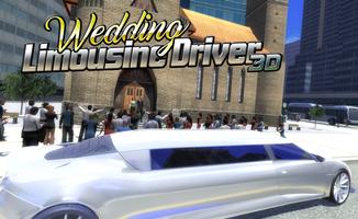 Wedding Limousine driver 3D Plakat