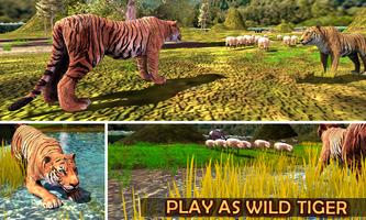 Wild Tiger Survival Simulator Ekran Görüntüsü 3