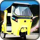 Real Rickshaw Drive:Ching chi Rickshaw New 3dGames icône