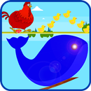 Angry Chicken Bird and Blue Whale Jump Adventure APK