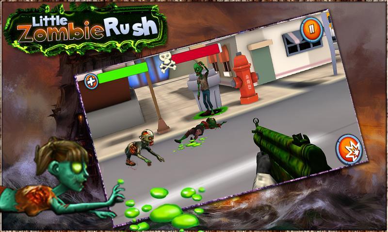 Little Zombie Rush Ekran Görüntüsü 11.