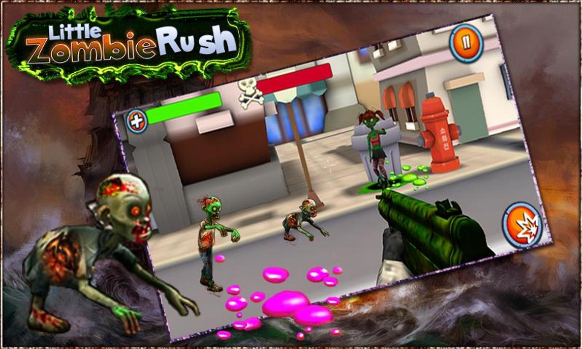 Little Zombie Rush Ekran Görüntüsü 3.