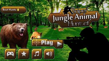 Sniper Jungle Animal Hunter Plakat