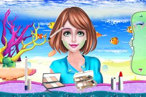 Cute Mermaid MakeUp Salon স্ক্রিনশট 1