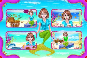 Cute Mermaid MakeUp Salon Ekran Görüntüsü 3