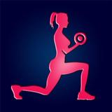Women Health Trainer Fitness - Workout & Training biểu tượng