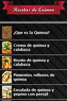 Recetas de Quinoa poster