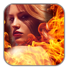 Fire Effect Photo Video Editor icono