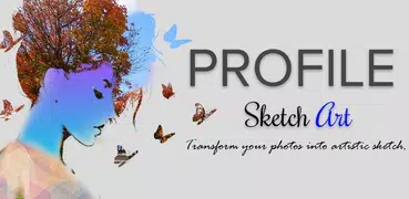 Profile Sketch Art Photo Edito