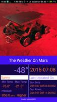 Mars Weather App capture d'écran 1