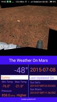 Mars Weather App capture d'écran 2